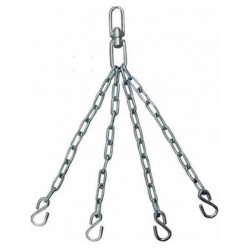 Legend Vierpunts bokszak ketting met swivel Legend Vierpunts bokszak ketting met swivel