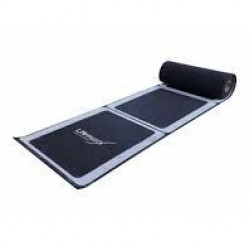 Rubber roll-out ladder