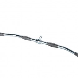 Lat bar chrome 95cm PU grip