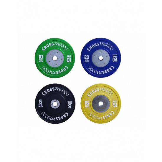 Crossmaxx competition bumper plate 50mm kleur Crossmaxx competition bumper plate 50mm kleur