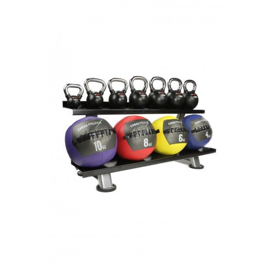 Rubber Kettlebell | Chromed handle 20 kg