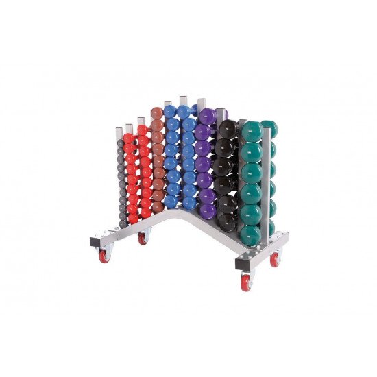 Vinyl dumbbell rack | Exclusief dumbbells Vinyl dumbbell rack | Exclusief dumbbells