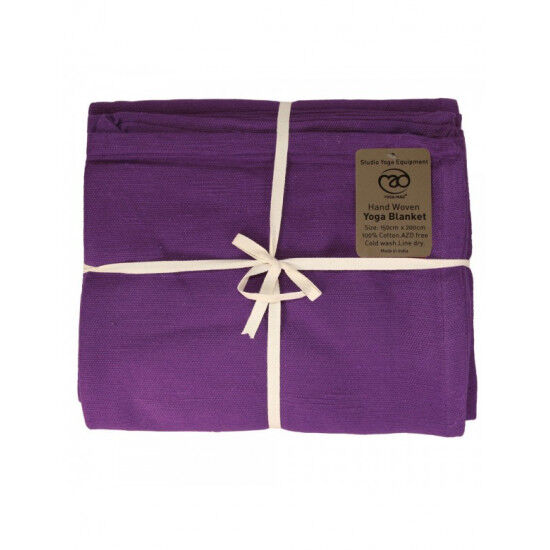 Handgeweven katoenen deken