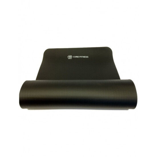 Core Fitness Mat 182x58x1 cm Zwart