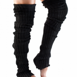 ToeSox Beenwarmers Dijhoog - Zwart