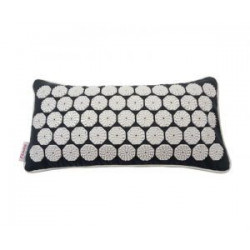 Flowee Spijkermat Kussen – Grijs-Wit