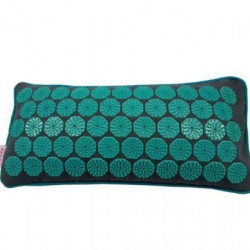 Flowee Spijkermat Kussen – Grijs-Zeegroen