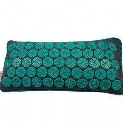 Flowee Spijkermat Kussen – Grijs-Zeegroen