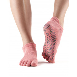 Antislip Enkelsokken Met Tenen ToeSox – Melon S/M
