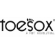 ToeSox Antislip Sokken zonder Tenen Plie Dans Sokken – Zwart S/M