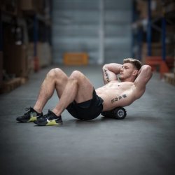 Foam Roller Zwart 33 cm