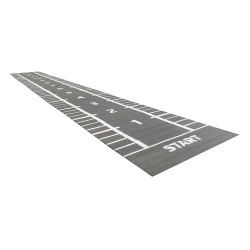 Sprinttrack 2 x 15m - Grijs