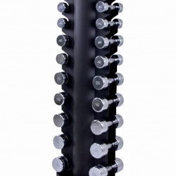 Dumbbelltower with chrome dumbbellset 1-10kg Dumbbelltower with chrome dumbbellset 1-10kg