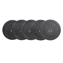 Rubberen Halterschijven Zwart 50mm 5 kg - 25 kg Rubberen Halterschijven Zwart 50mm 5 kg - 25 kg