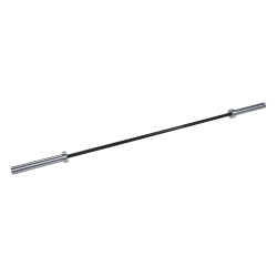 Olympische Competitie Halterstang 50 mm, 200 cm 15 kg (zwart/chroom)