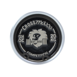 Olympische Competitie Halterstang 50 mm, 220 cm 20 kg (zwart/chroom)