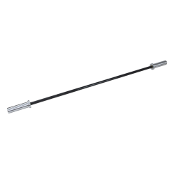 Olympische Junior Halterstang 50 mm, 10 kg (zwart/chroom)