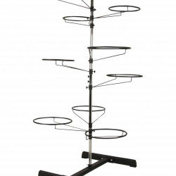 Gymball rack black 9 ballen