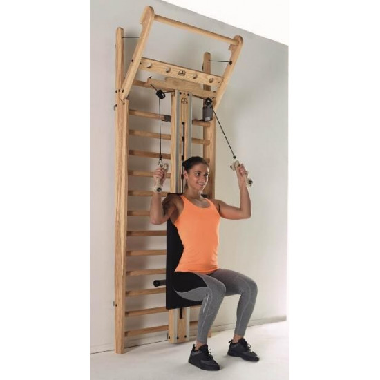 NOHrD Combi Trainer met Cable Pully Systeem voor WallBars NOHrD Combi Trainer met Cable Pully Systeem voor WallBars