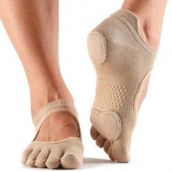 Antislip sokken met tenen prima bellarina Nude Toesox XS/S/M