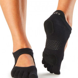 Antislip Sokken Met Tenen Prima Bellarina Zwart – ToeSox S/M