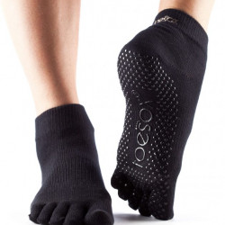 Toesox Sokken met Tenen Zwart
