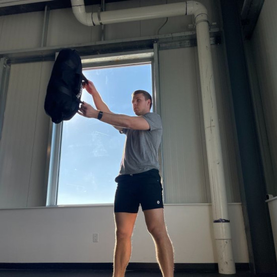 SANDBAG LARGE 160 LB, GEVULD MET 5 SANDBELLS