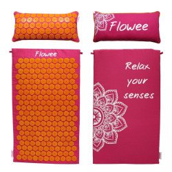 Flowee Spijkermat en Kussen Set