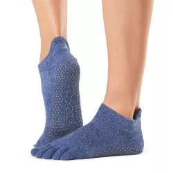 Antislip Sokken Low Rise Met Tenen Navy – ToeSox