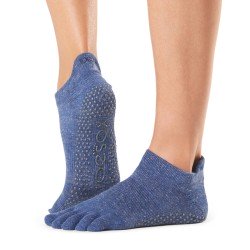 Antislip Sokken Low Rise Met Tenen Navy – ToeSox