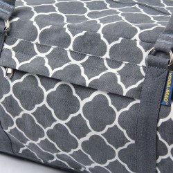 Yoga sporttas grijs motief