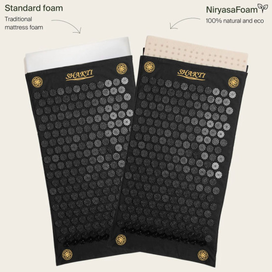Shakti Spijkermat Set Blissfoam – Zwart