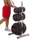 Body Solid Olympic Plate Tree Bar Holder