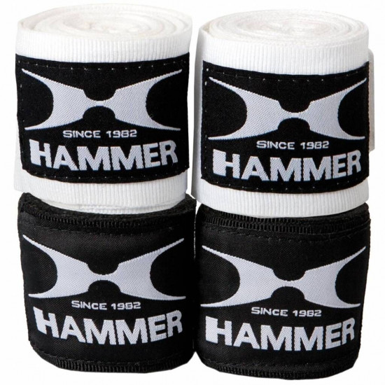 Hammer Boxing Bandages - per Paar3,5 meter - wit