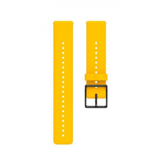 Polar Ignite Siliconen PolsbandWit/zilver - Maat: S/M