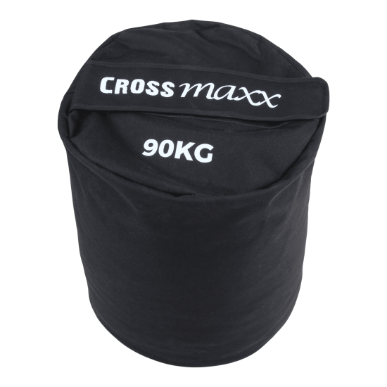 Crossmaxx® Strongman zandzakken 45kg, 70kg, 90kg Crossmaxx® Strongman sandbags, gemaakt van stevig 1000D cordura met verstevigde naden. Beschikbaar in 45kg, 70kg en 90kg, inclusief extra vulzak.