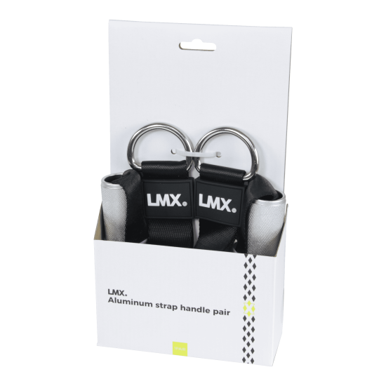 LMX.® Aluminium Strap Handle - Lichtgewicht, 135mm, 40kg belastbaar Lichte aluminium greep van LMX.® met knurling, lengte 135mm, diameter 32mm en belastbaarheid tot 40kg. Verkocht per set van 2 stuks.