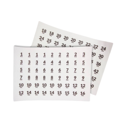 LMX66 LMX.® Number sticker set (108pcs)