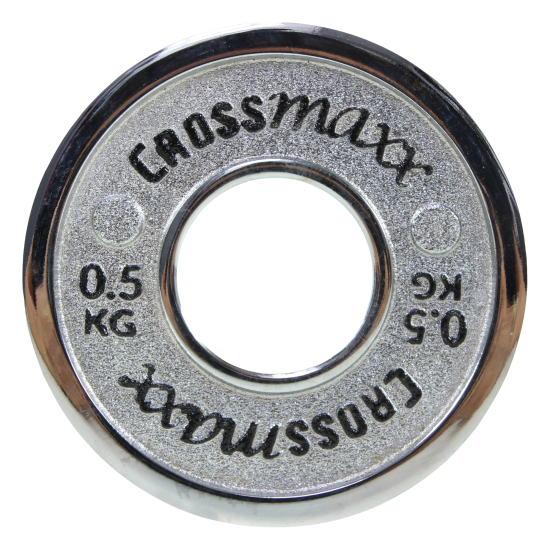 Duurzame Crossmaxx® LMX99 calibrated plates, geschikt voor Powerlifting met een opening van 50,8 mm en machinaal gekalibreerd binnen 10 gr.