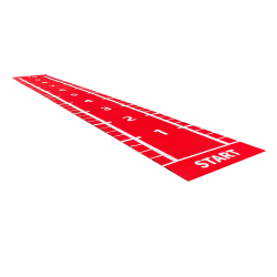 LMX1373.RED Sprinttrack 1,5 x 11m - Red
