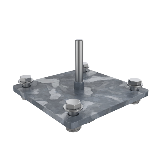 De Crossmaxx® Outdoor Leveling foot is ideaal voor het nivelleren van gym installaties op harde ondergronden. Duurzaam en sterk ontwerp.