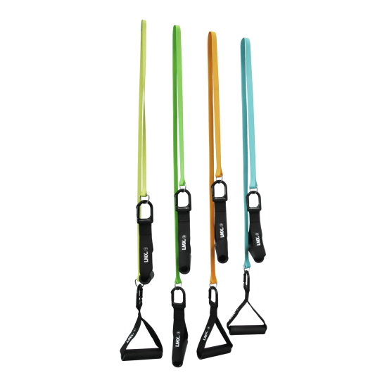 Versterk je spieren en verbeter mobiliteit met de LMX.® Rubber Training Tube PRO. Duurzaam, elastisch en verkrijgbaar in 4 weerstandsniveaus.