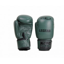 bokshandschoenen kind leer 6oz Army - Maat: 6oz