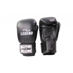 Leren Bokshandschoenen Legend Thai series Zwart - Maat: 10oz