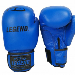 Leren Bokshandschoenen LegendPadding Blauw - Maat: 16oz