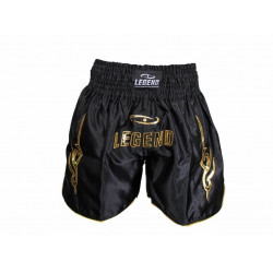 Kickboks broekje legend lang model goud - Maat: XXS