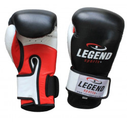 Leren Bokshandschoenen Legend Thai series Blauw - Maat: 10oz