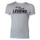 t-shirt wit Slimfit Legend - Maat: L