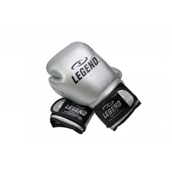 Bokshandschoenen Zilver powerfit & Protect - Maat: 12oz