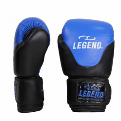 Leren Bokshandschoenen Legend Thai series Blauw - Maat: 12oz